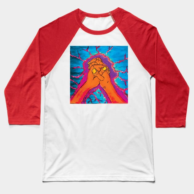 Prayer Baseball T-Shirt by backline